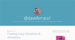 Desktop Screenshot of daveferrara1.com